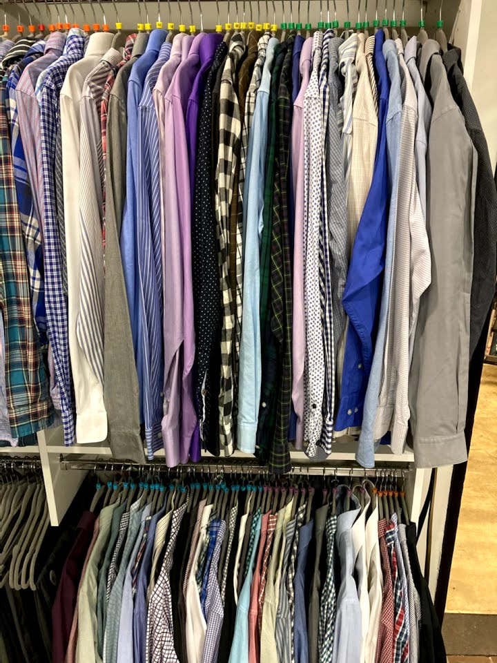 Clothing rack at NKU